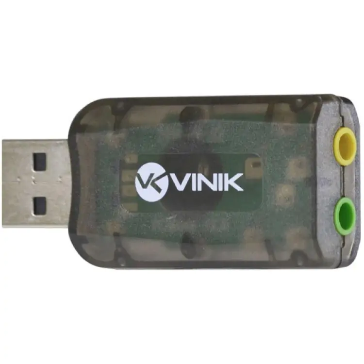 PLACA DE SOM USB AUDIO 5.1 VINIK AUSB51 - Imagem: 1