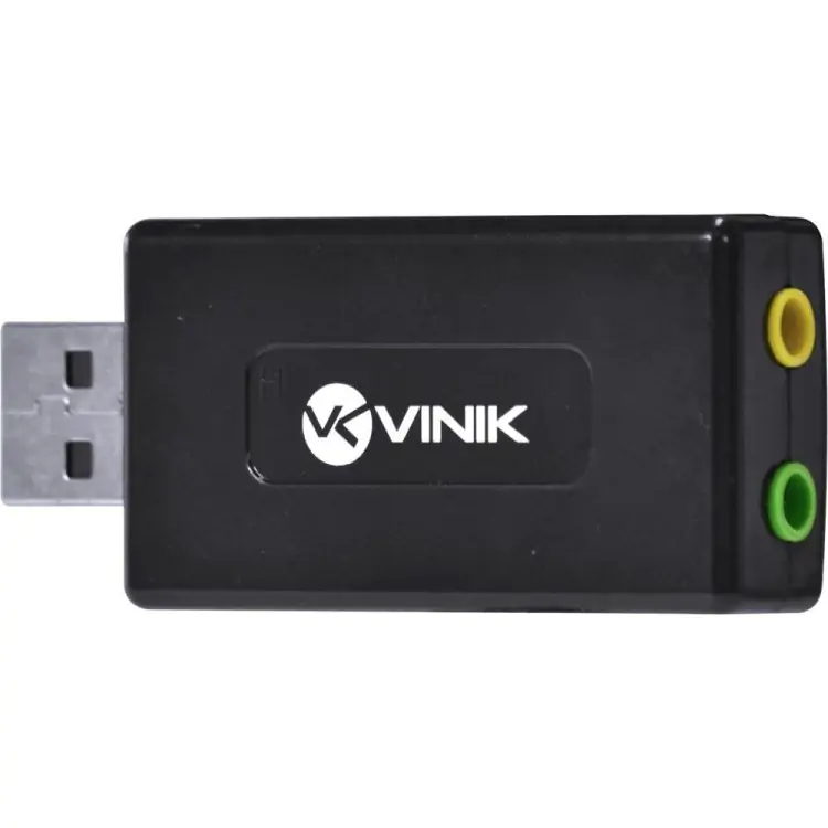 PLACA DE SOM USB AUDIO 7.1 VINIK AUSB71 - Imagem: 2