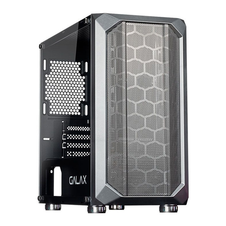 GABINETE GAMER GALAX NEBULOSA PRETO LATERAL VIDRO MICRO ATX GX700-Q05B - Imagem: 1