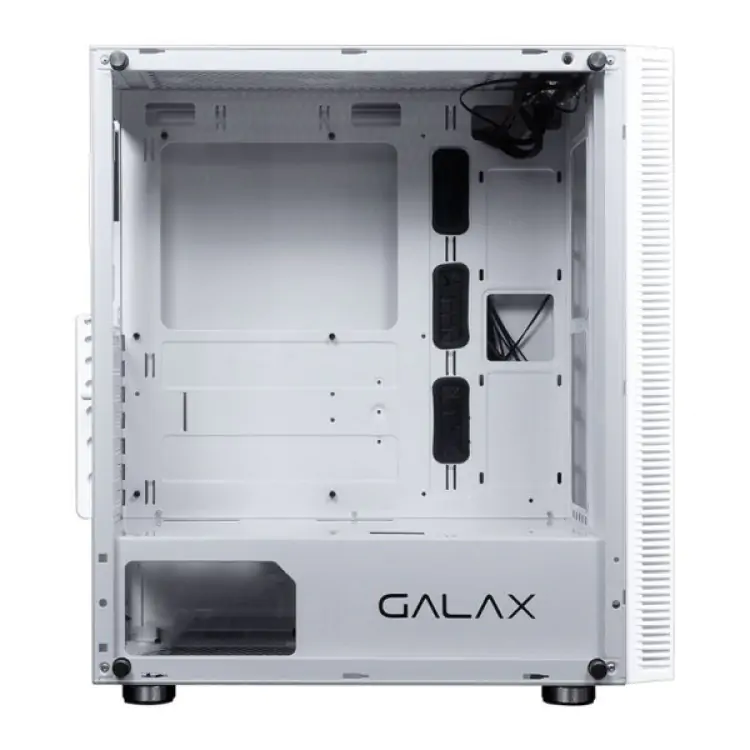 GABINETE GAMER GALAX QUASAR BRANCO LED RGB LATERAL VIDRO ATX GX600-WH - Imagem: 2