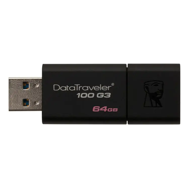 PENDRIVE 64GB KINGSTON DT100G3 USB 3.0 - Imagem: 1