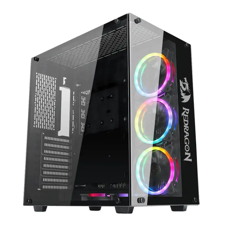 GABINETE ATX REDRAGON WIDELOAD GC-802 PRETO - Imagem: 1