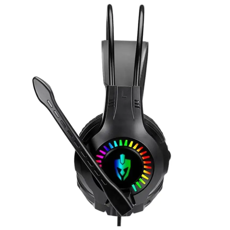 HEADSET GAMER EVOLUT APOLO PRETO P2 LED RAINBOW EG304 - Imagem: 3