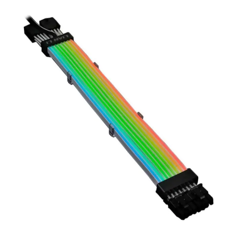 CABO SLEEVED 8 PINOS PCI-E LIAN LI STRIMER8PIN LED RGB - Imagem: 1