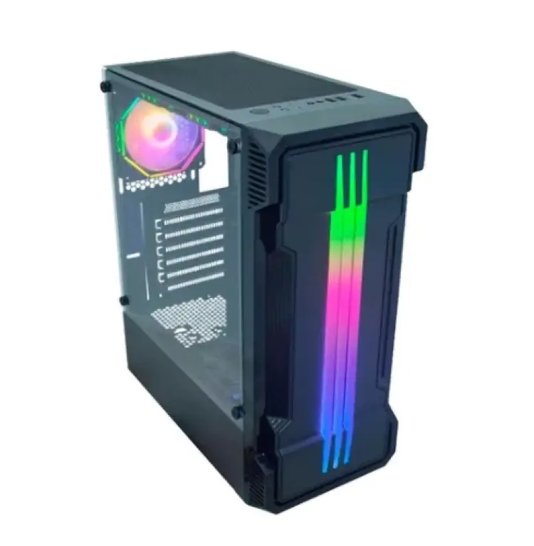 GABINETE GAMER K-MEX BIFROST II CG01KB LED RGB LATERAL VIDRO ATX - Imagem: 5