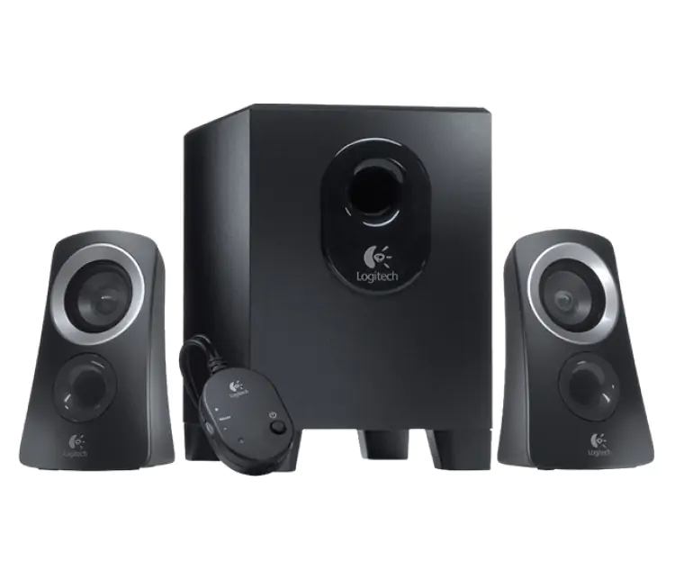 SPEAKER LOGITECH Z313 25W RMS SUBWOOFER PRETO - Imagem: 1