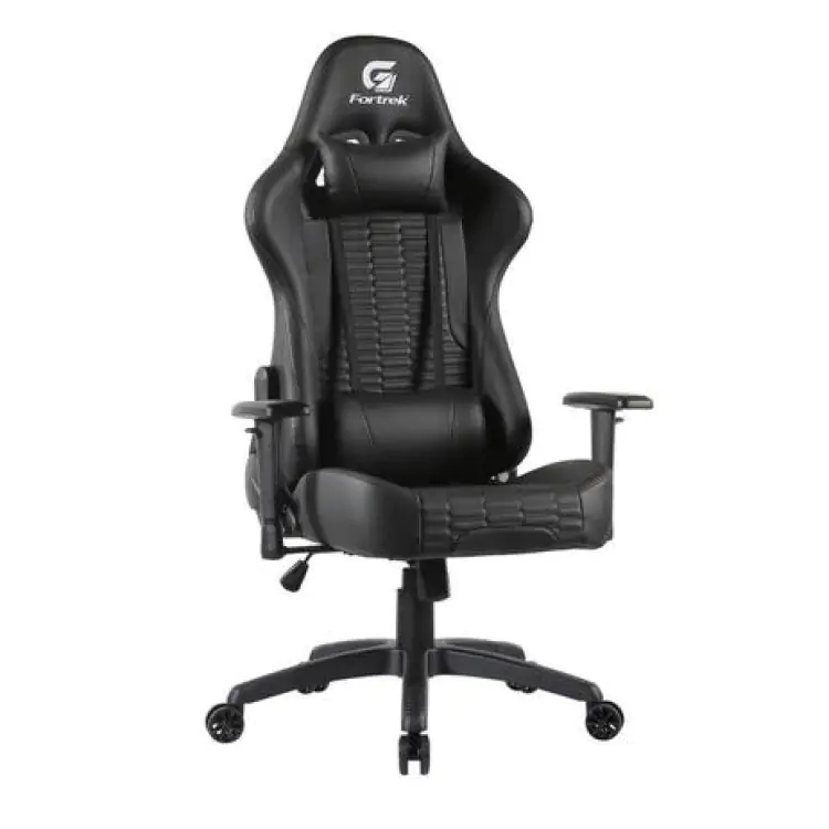 CADEIRA GAMER FORTREK CRUISER PRETO LOGO PRETO - Imagem: 5