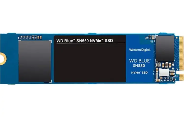 SSD M.2 500GB NVME WD BLUE SN550 2400/1750MB/S WDS500G2B0C - Imagem: 1