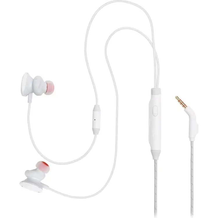 FONE DE OUVIDO JBL QUANTUM 50 BRANCO P3 AURICULAR C/ MICROFONE JBLQUANTUM50WHT - Imagem: 7