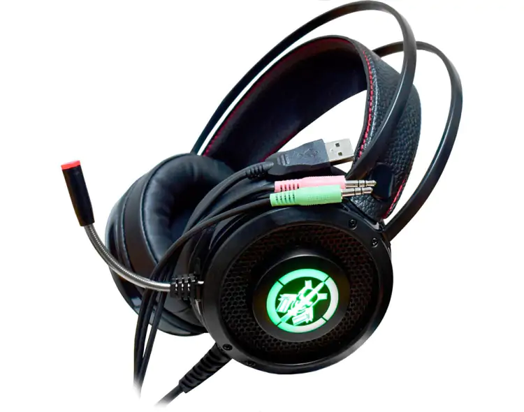 HEADSET GAMER K-MEX AR-50 PRETO P2 LED 7 CORES - Imagem: 3