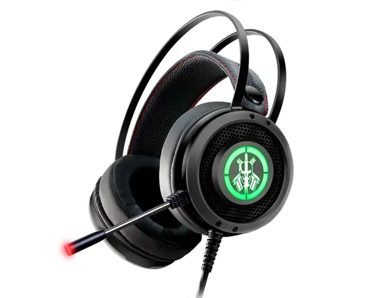HEADSET GAMER K-MEX AR-50 PRETO P2 LED 7 CORES - Imagem: 4