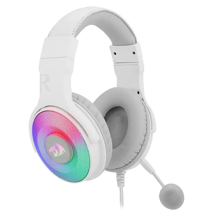 HEADSET GAMER REDRAGON PANDORA 2 BRANCO USB RGB H350WRGB-1 - Imagem: 5