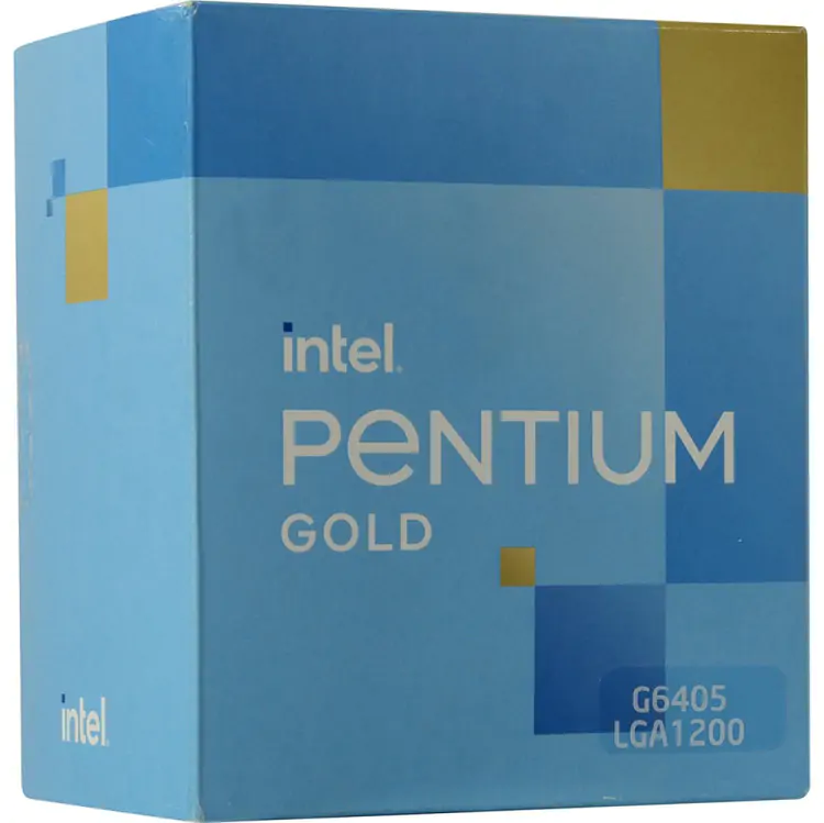 PROCESSADOR INTEL PENTIUM GOLD G6405 2/4 4MB 4.1GHZ UHD 610 LGA 1200 BX80701G6405 - Imagem: 1