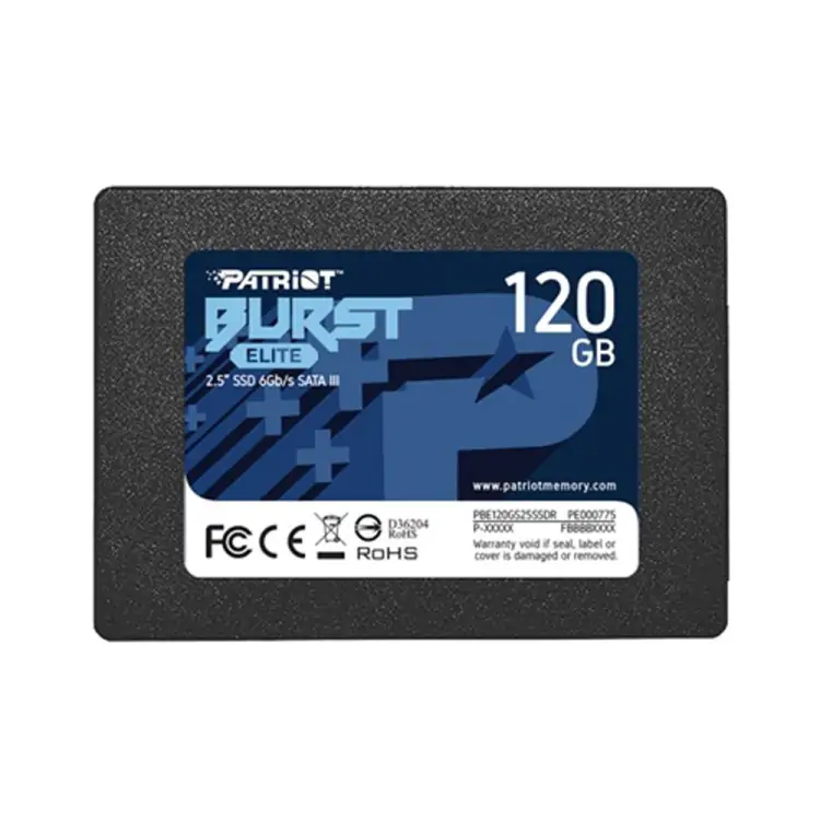SSD SATA 120GB PATRIOT 320/450MB/S PBE120GS25SSDR - Imagem: 1