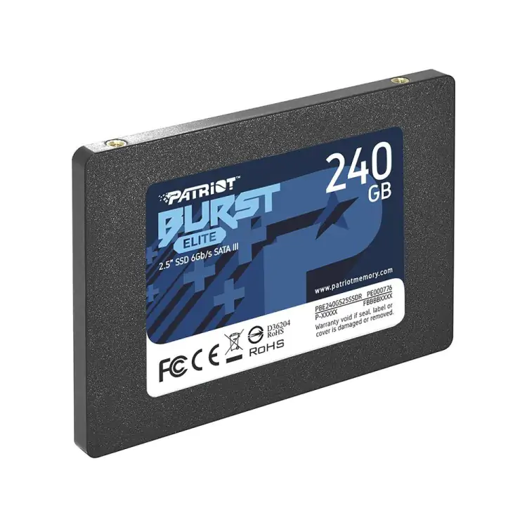 SSD SATA 240GB PATRIOT 320/450MB/S PBE240GS25SSDR - Imagem: 3