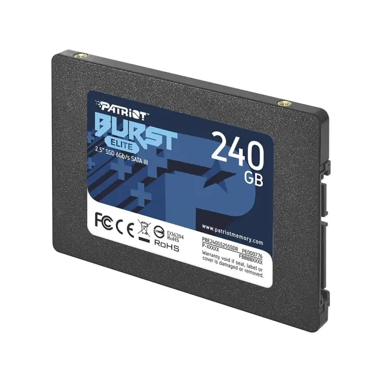 SSD SATA 240GB PATRIOT 320/450MB/S PBE240GS25SSDR - Imagem: 4