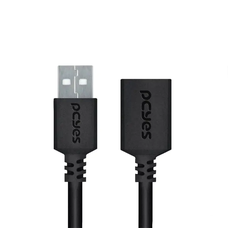 CABO EXTENSOR USB 2.0 1M COBRE PCYES PUAMF2-1 - Imagem: 1