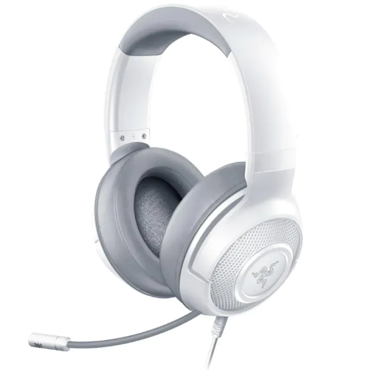 HEADSET GAMER RAZER KRAKEN X MERCURY 7.1 BRANCO/CINZA P3 RZ04-02890300-R3U1 - Imagem: 1
