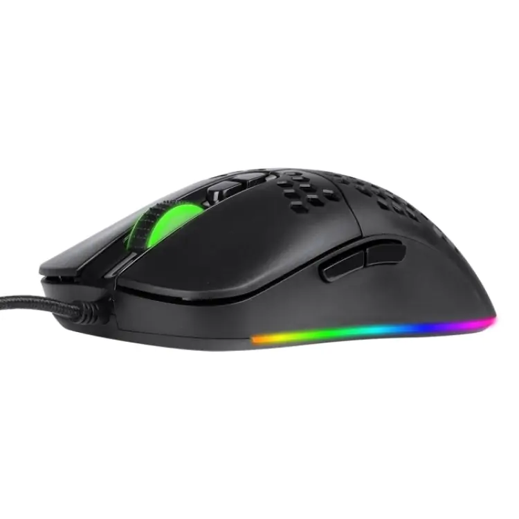 MOUSE GAMER VINIK VK VOID PRETO USB LED RGB MGV100P - Imagem: 7
