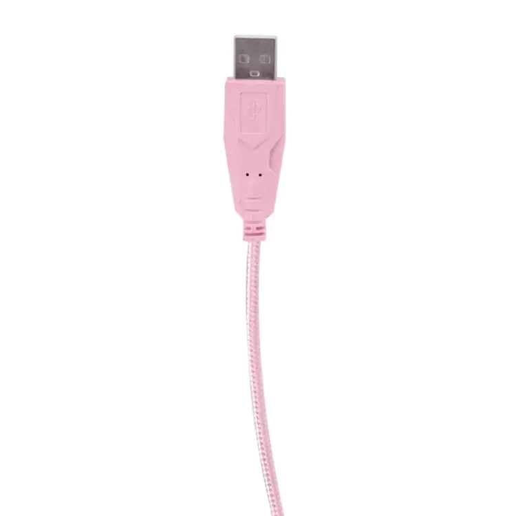 MOUSE GAMER VINIK VK VOID ROSA USB LED RGB MGV100R - Imagem: 2
