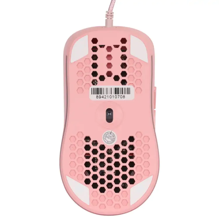 MOUSE GAMER VINIK VK VOID ROSA USB LED RGB MGV100R - Imagem: 3
