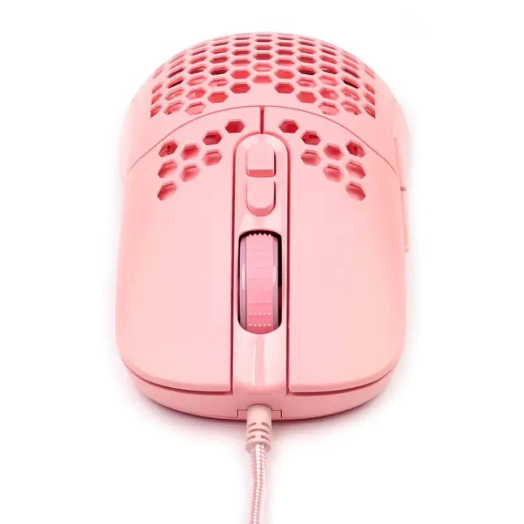 MOUSE GAMER VINIK VK VOID ROSA USB LED RGB MGV100R - Imagem: 6