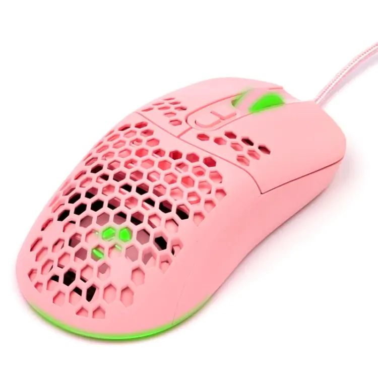 MOUSE GAMER VINIK VK VOID ROSA USB LED RGB MGV100R - Imagem: 10