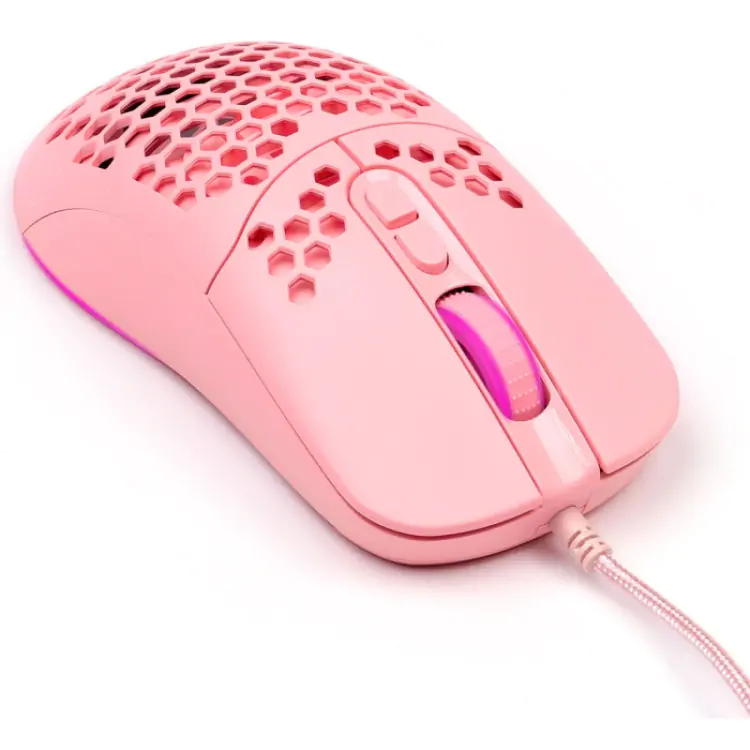 MOUSE GAMER VINIK VK VOID ROSA USB LED RGB MGV100R - Imagem: 11