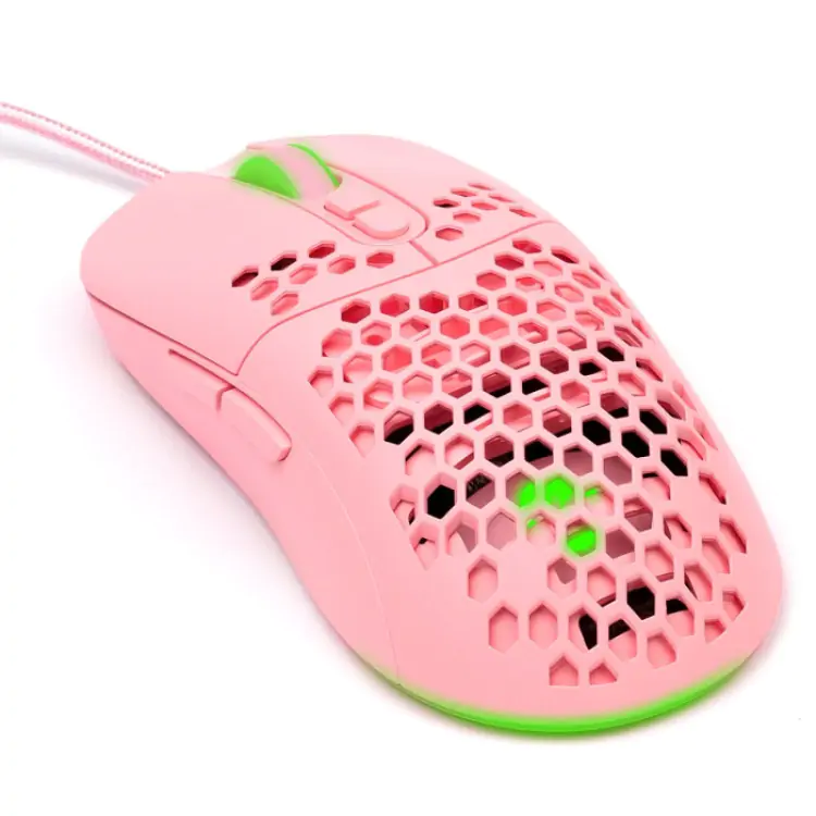 MOUSE GAMER VINIK VK VOID ROSA USB LED RGB MGV100R - Imagem: 12
