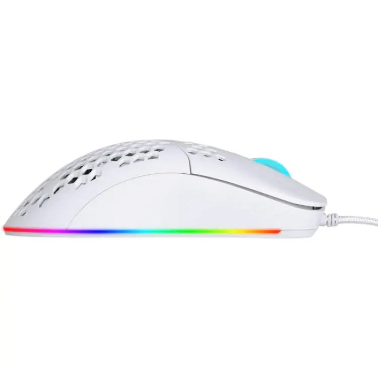 MOUSE GAMER VINIK VK VOID BRANCO USB LED RGB MGV100B - Imagem: 4