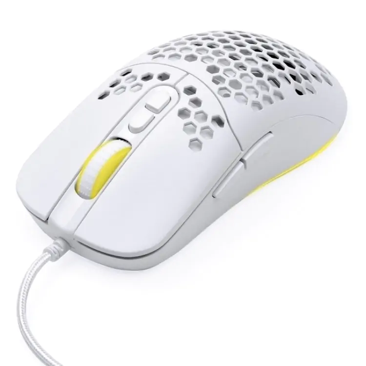 MOUSE GAMER VINIK VK VOID BRANCO USB LED RGB MGV100B - Imagem: 9