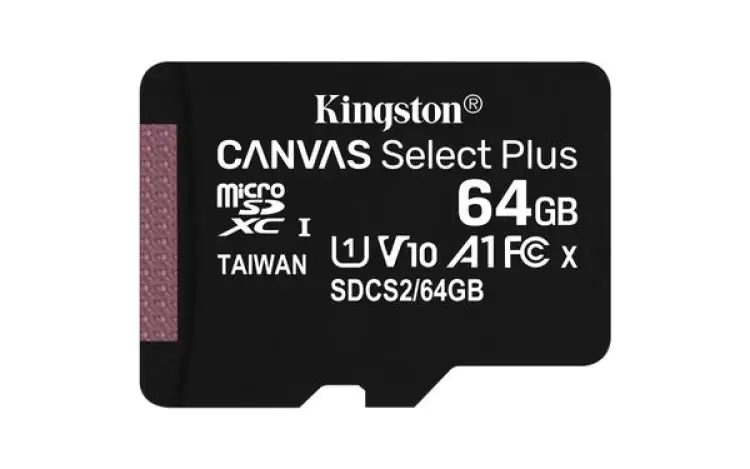 CARTÃO MICRO SDXC 64GB KINGSTON CANVAS SELECT PLUS CLASS 10 SDCS2/64GB - Imagem: 3