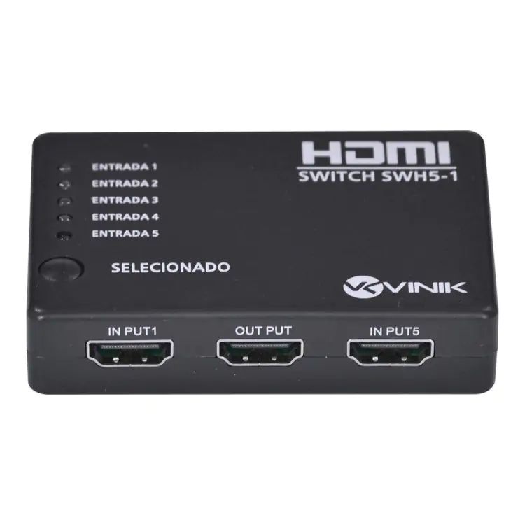 SWITCH HDMI VINIK 5X1 PORTAS SWH5-1 - Imagem: 2