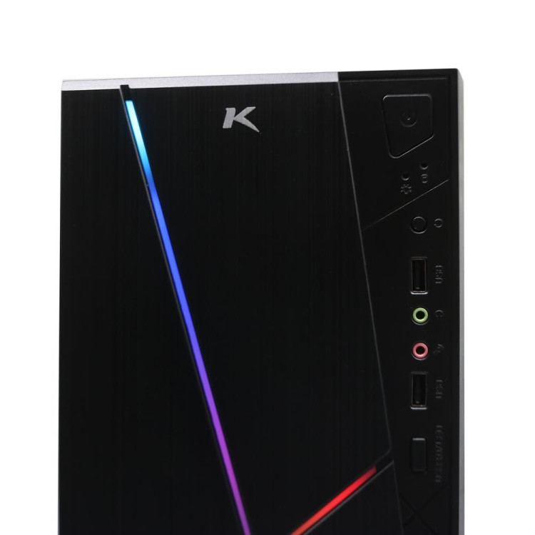 GABINETE GAMER KTROK KT-11 PRETO LATERAL ACRÍLICO MICRO ATX KT-11 - Imagem: 2
