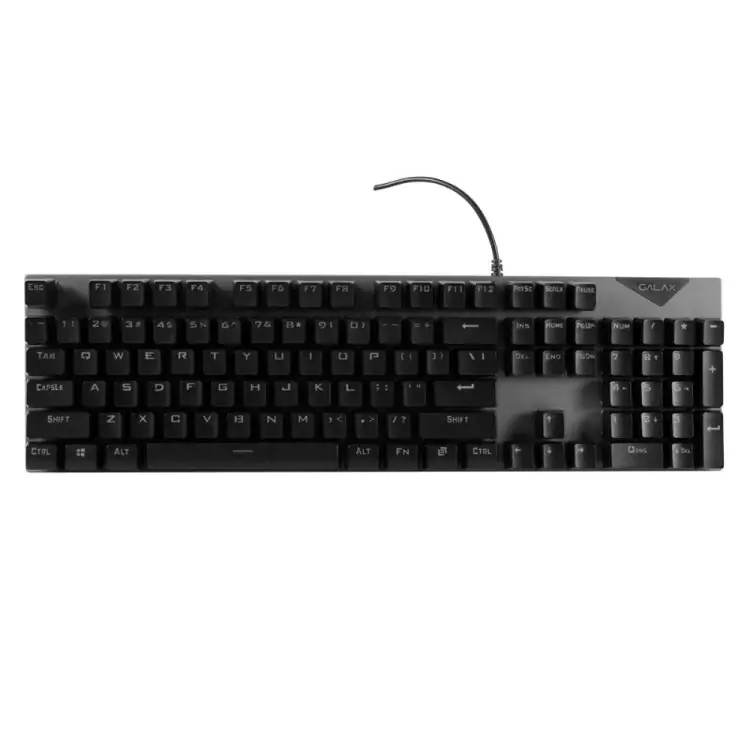 TECLADO GAMER MECÂNICO GALAX STEALTHY PRETO USB RGB STL-03 PT-BLUE - Imagem: 1