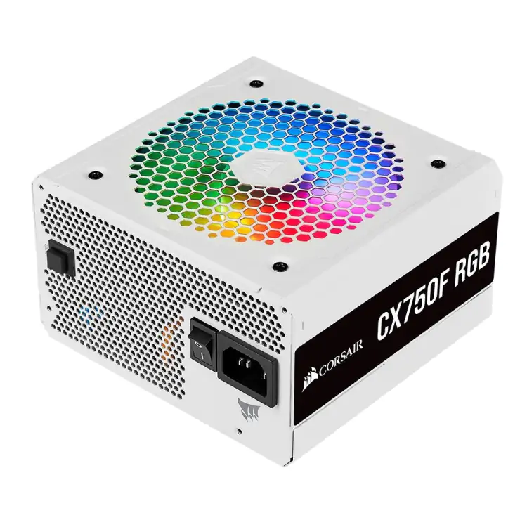 FONTE ATX 750W CORSAIR CX750F 80 PLUS BRONZE RGB POWER PLAY CP-9020227-NA - Imagem: 1