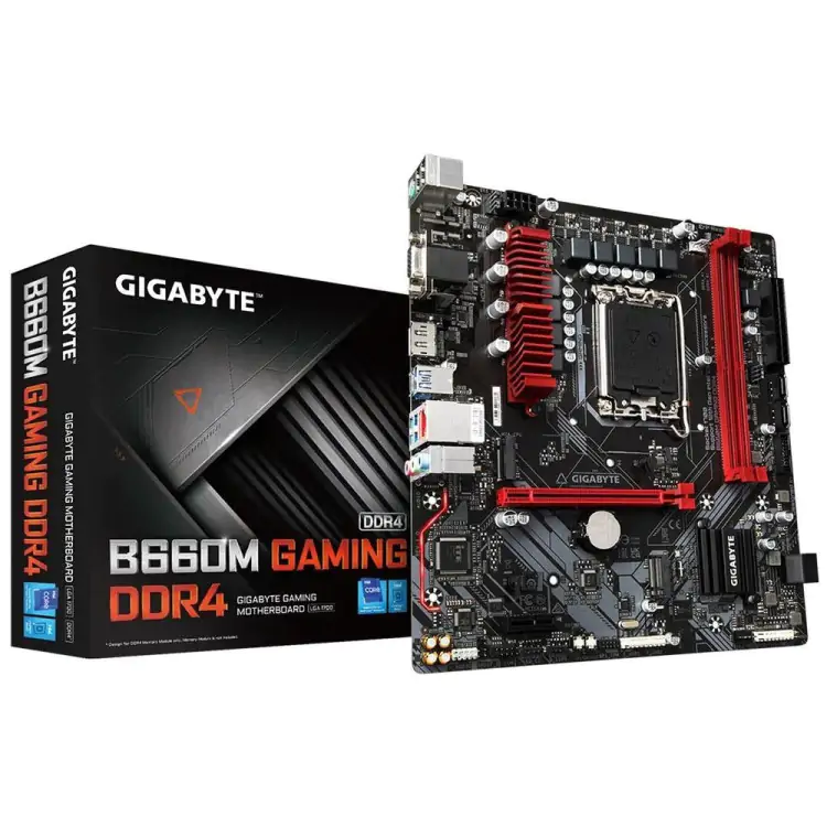 PLACA MÃE GIGABYTE B660M GAMING INTEL LGA 1700 DDR4 - Imagem: 1