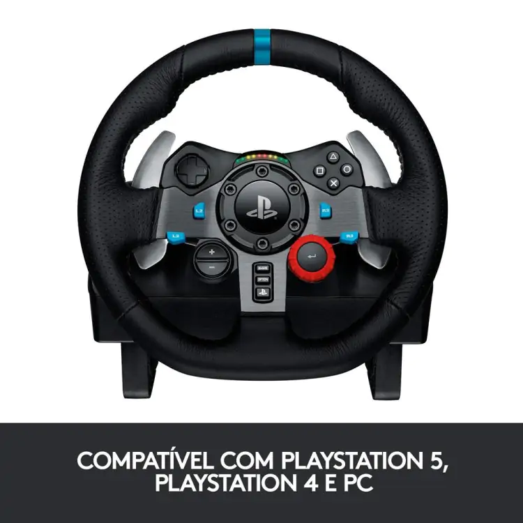 SIMULADOR VOLANTE LOGITECH G29 DRIVING FORCE PC/ PS3/ PS4/ PS5 - Imagem: 5