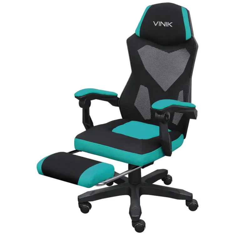 CADEIRA GAMER VINIK ROCKET PRETO/ VERDE CGR10PVD - Imagem: 4