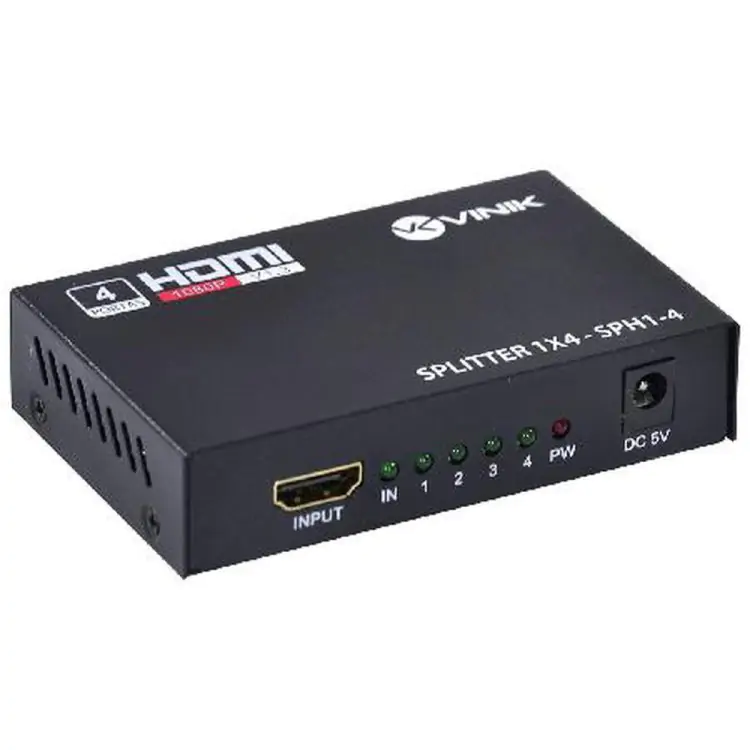 SPLITTER HDMI VINIK 1X4 PORTAS SPH1-4 - Imagem: 3