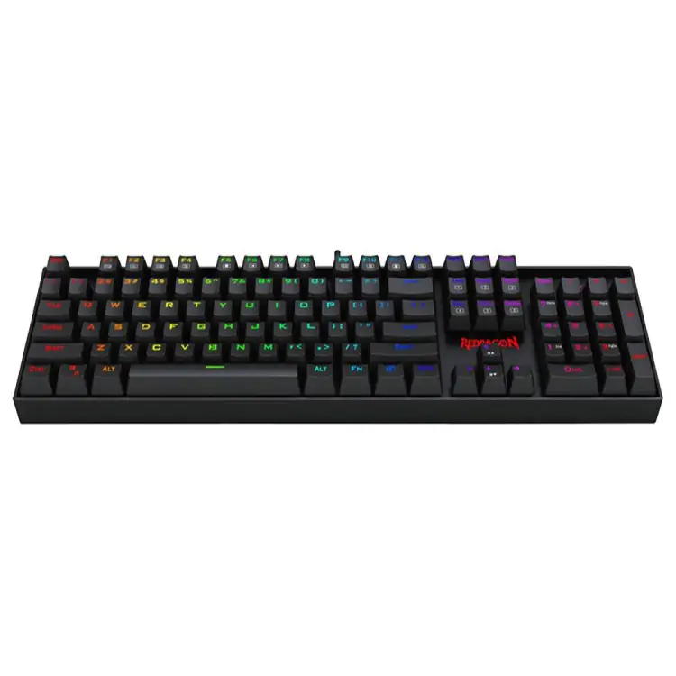 TECLADO GAMER MECANICO REDRAGON MITRA PRETO USB LED RGB SWITCH BLACK - Imagem: 3