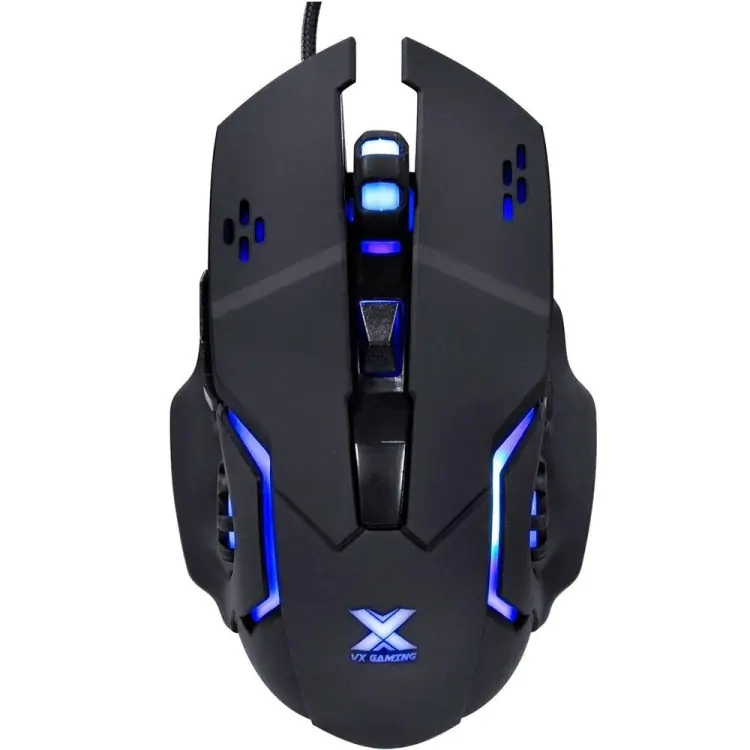 MOUSE GAMER VX GAMING GALATICA PRETO USB LED AZUL - Imagem: 1