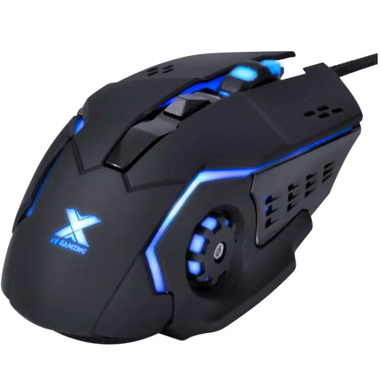 MOUSE GAMER VX GAMING GALATICA PRETO USB LED AZUL - Imagem: 2