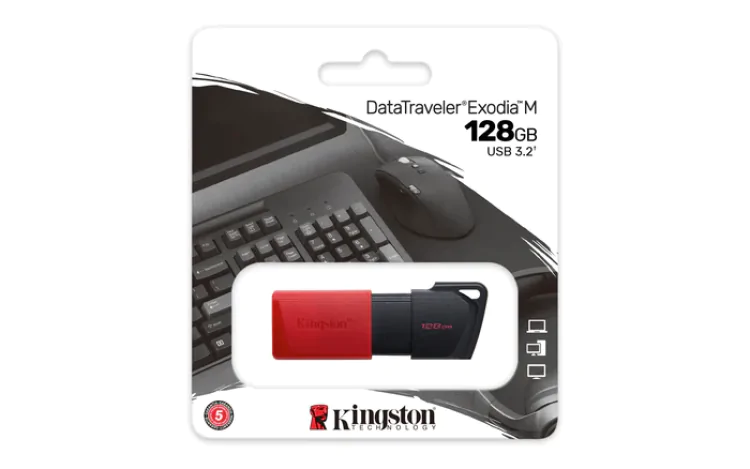 PENDRIVE 128GB KINGSTON DATATRAVELER EXODIA 128GB USB 3.2 - Imagem: 2