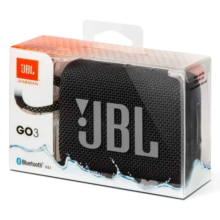 CAIXA DE SOM JBL GO 3 JBLGO3BLKAM - Imagem: 2