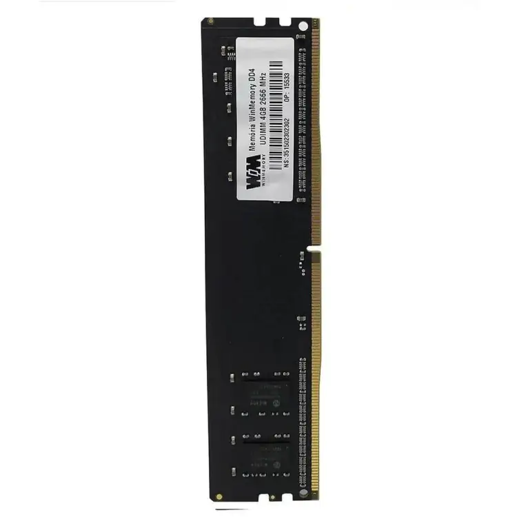 MEMÓRIA 4GB DDR4 2666MHZ WINMEMORY PRETO WH5SD4G6CA - Imagem: 1