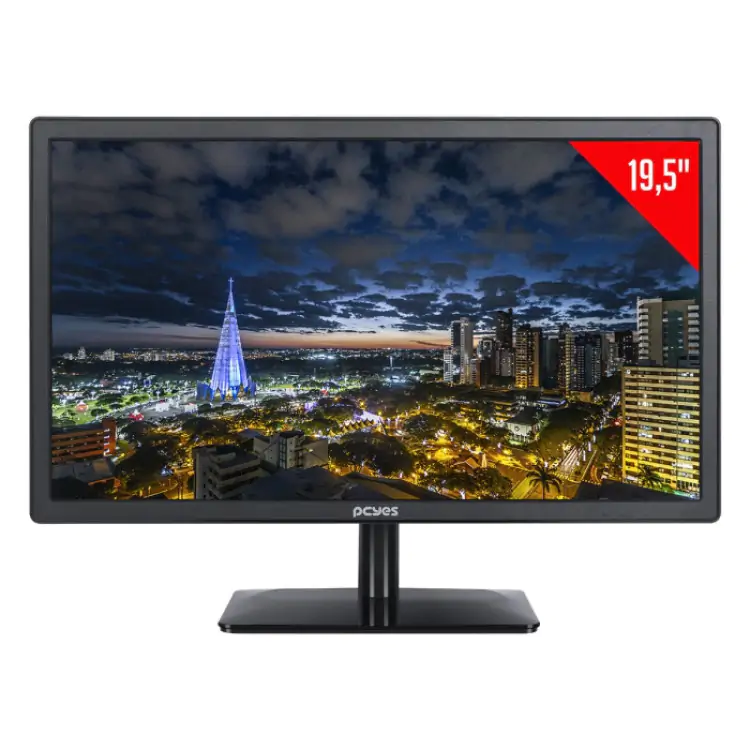 MONITOR 19,5'' PCYES PMMO19 HD 60HZ 5MS VGA/HDMI - Imagem: 1