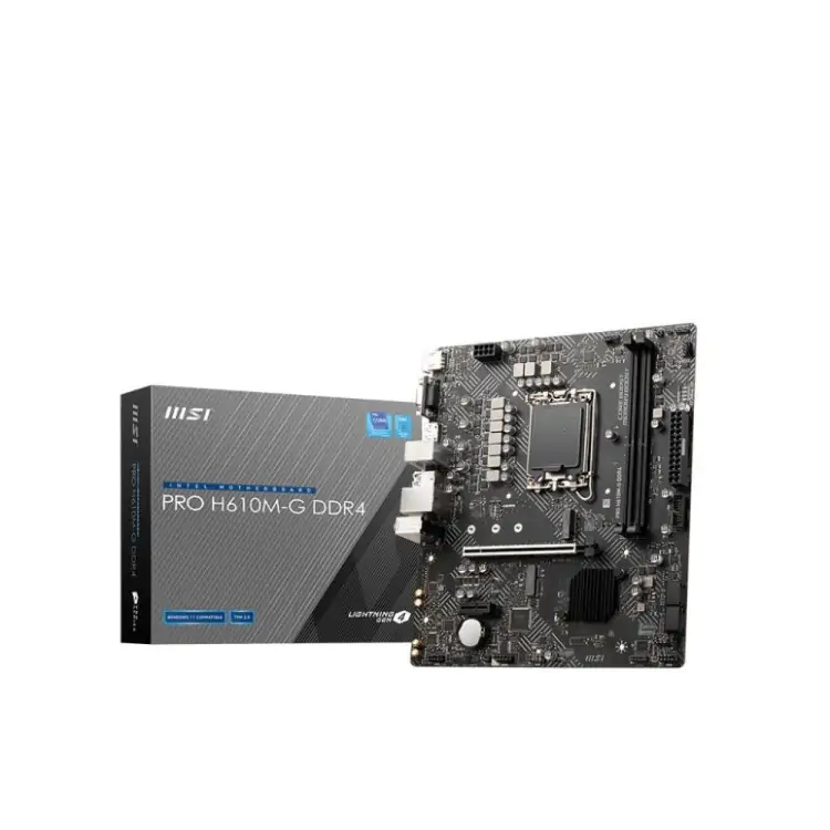 PLACA MÃE LGA 1700 MSI H610M-G PRO INTEL DDR4 MICRO ATX - Imagem: 1