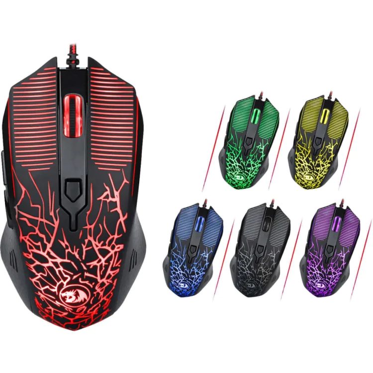 MOUSE GAMER REDRAGON INQUISITOR BASIC M608 PRETO USB LED - Imagem: 7