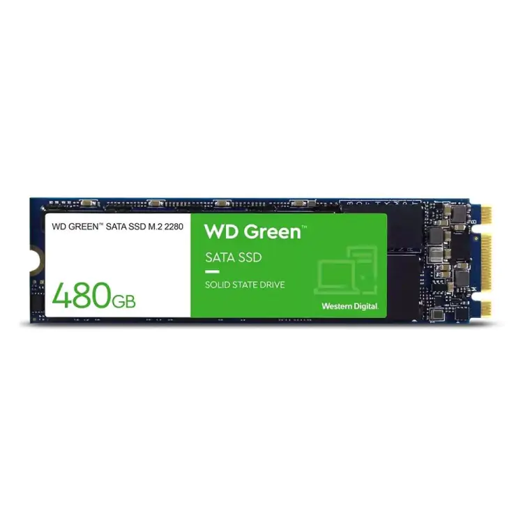 SSD M.2 480GB WD GREEN 2280 545MB/S WDS480G3G0B - Imagem: 1
